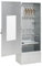 Eleganz Räucherofen mit Kaltrauchgenerator aus verzinktem Stahl und Glas - Ideal für Garten und Balkon - Langlebig und einfach zu reinigen