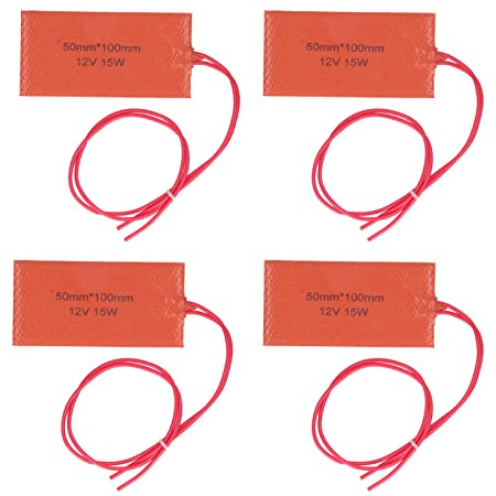 Silikon-Gummi-Heizkissen, flexible Heizmatte, 12 V, 15 W, für Ölfässer