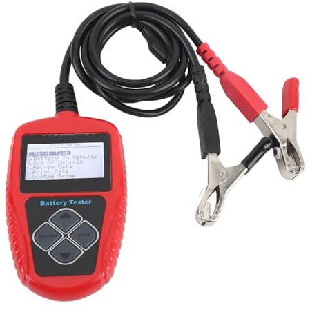 Vvikizy 12V Autobatterietester CCA 100-2000 220AH Digitaler Kfz-Lasttester Batterieanalysator Schnelltest für die Analyse der Batterielebensdauer Multifunktionale Tests