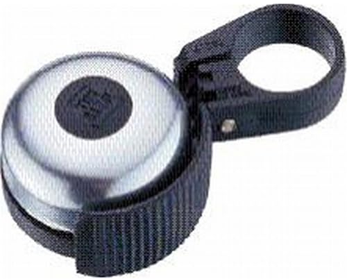 Point E-Bike Midi Glocke - Durch vertikale Montage auch für E-Bikes geeignet - Anbringung unter dem Display!, silber-schwarz, 16021900
