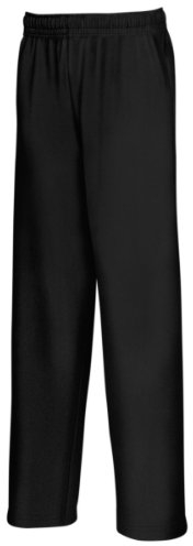 Fruit of the Loom SS060M, Pantalon de Sport Homme, Noir (Black), Large