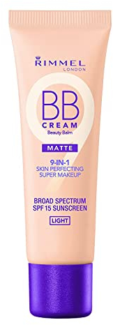 Rimmel London 9-in-1 BB Cream Matte Skin Perfecting Super Makeup SPF 15 - Light