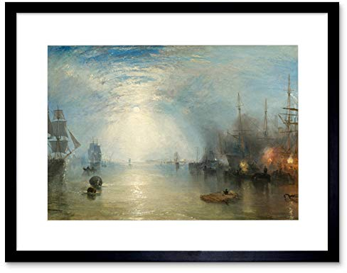 Wee Blue Coo Joseph Mallord William Turner British Keelmen Heaving Coal Framed Wall Art Print