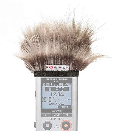 Gutmann Mikrofon Windschutz Fell für Olympus LS-P1 / LS-P2 / LS-P4 Koala Handgefertigt in Deutschland