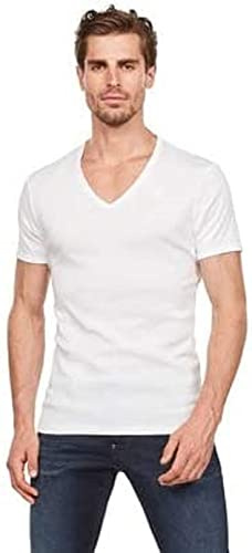 G-STAR RAW Base V T S/S 2-Pack Camiseta para Hombre