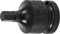 BGS 5485-7 | Kraft-Bit-Einsatz | Länge 42 mm | 12,5 mm (1/2) | Innensechskant 7 mm