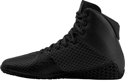 adidas Herren mat 4mat Wizard 4 Wrestling-Schuh, Carbon Metallic Schwarz, 50 2/3 EU