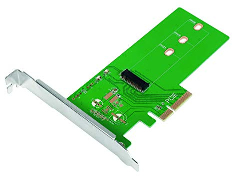 LogiLink PC0084 M.2 PCIe (PCIe NVMe) zu PCIe 3.0 x4 Adapter für Laptop, Personal Computer; Kompatibel mit Windows, macOS, Linux