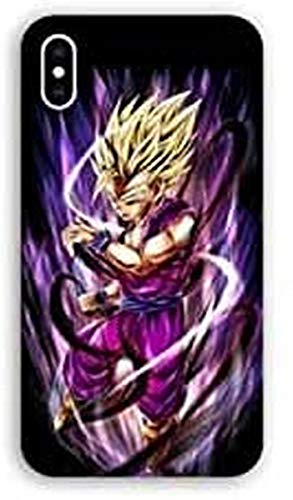 Cokitec Schutzhülle für iPhone XR Manga Dragon Ball Sangohan Violett