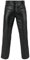 FNine Motorradhose aus echtem Leder, Vollnarbenleder, Motorrad-Stil, Schwarz, 58