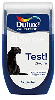 Dulux Valentine Peinture Si Simple - Testeur Couleur l'Ivoire 30 ml