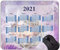 2021 Mauspad Kalender, Baby Löwenzahn Gummi Mauspad