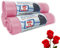Bin Bags 60L - Roses Scented Bin Bags (60L Count 30 Bags) Bathroom Bin Liners with Drawstring for Pedal Bin Liners, Ideal for Sanitary Disposable Bags