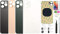 11 Pro Back Glas für iPhone 11pro Back Cover Glas (5,8 Zoll) mit vorinstalliertem Klebeband und werkzeugen ... (Gold)