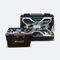 Blackbird Aufkleber-Set für Seitentaschen kompatibel mit BMW R1200 GS Bmw 2013-2021 Aluminium Grafik World Trip Set für 3 Koffer