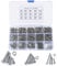 480 Stk Schrauben und Muttern Set, M2/M3/M4 Edelstahl Rundkopfschrauben, Linsenkopfschrauben Innensechskant Schrauben Muttern, Kreuzschlitzschrauben Sortiment Kit