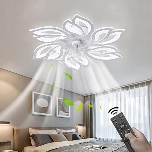 YUNZI Ventilador De Techo Industrial Retro Con Luz De 3 Velocidades Regulable Comedor Dormitorio Minimalista Led Luz De Ventilador Silencioso