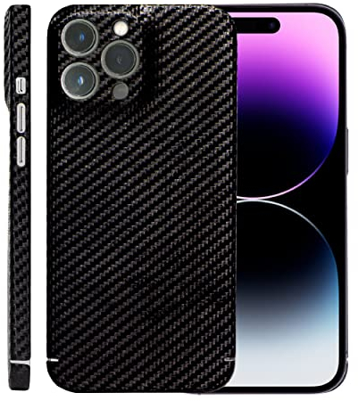 REUTERSON Carbon Cover iPhone 14 Pro| Echtes Carbon | Made in Germany | Edles Design | Originale Carbon-Haptik | Hochwertige Handyhülle aus Carbon