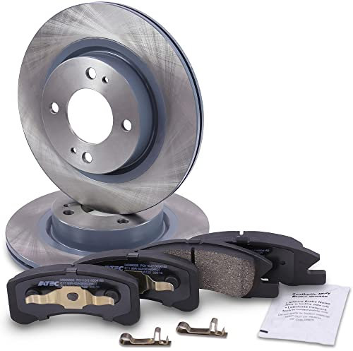 ATEC Germany Bremsenset Vorderachse inkl. Bremsscheiben Ø 251 mm Belüftet + Bremsbeläge Vorne Kompatibel mit MITSUBISHI MIRAGE/SPACE STAR VI Schrägheck (A0_A), MIRAGE VI Stufenheck (A1_A)