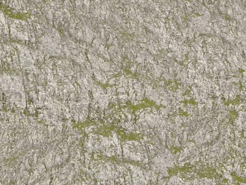 NOCH® Knitterfelsen® XL „Seiser ALM“ mit fotorealistischer Optik, 61 x 34,5 cm für Spurweiten H0, TT, N, 0 ideal für Modellbau und Dioramen