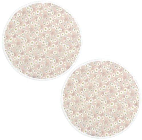 Set de table enduit 38 cm ASTER Rose poudré