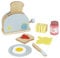 Baroni Toys Set Tostapane in Legno Montessori 10 Accessori, Gioco in Legno per la Preparazione dei Toast, Giochi in Legno per Bambini, Elettrodomestico Giocattolo dai 3 ai 7 Anni (JZH151)