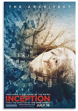 Filmposter Inception, 60 x 90 cm, 7 Stück