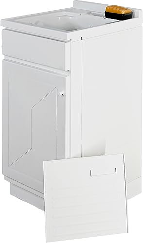 Mueble lavadero exterior interior 45 x 50 Regina Plus con piloto eje de lavado y sifón resistente al agua y la humedad