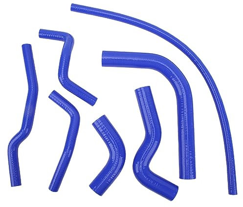 Manguera de Refrigerante de Radiador de Silicona para Suzuki Samurai 1986-1995, Kit de Manguera de Tubo de Refrigerante de Radiador Resistente Al Calor a Prueba de Fugas de (Azul)