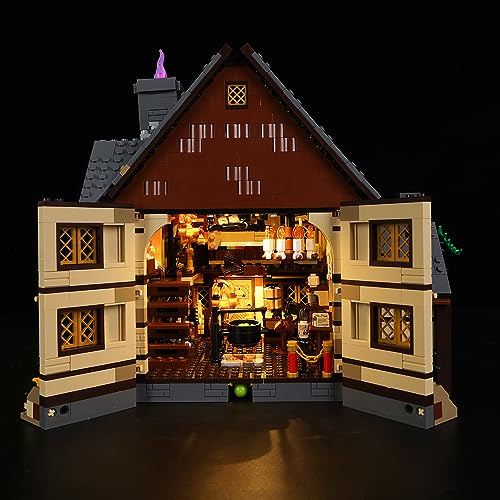 Kyglaring LED-Beleuchtungsset für Lego-21341 Ideen Hokus Pokus: Das Haus der Sanderson-Schwestern - für Lego-Bauklötze Modell - Nicht im Lieferumfang enthalten Das Modell-Set (RC-Sound Version)