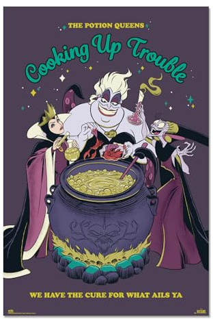 Grupo Erik Editores, S.L. Disney Poster Villains Cooking Up Trouble Disney Bösewichte