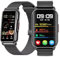 INDYGO - Smartband H80 Fitness Armband Wasserdicht - Smartwatch Herren Damen - Alarm, Schlafüberwachung, Blutdruckmessung, Herzfrequenzmessung, Kalorienverbrauch und Mehr - Schwarz