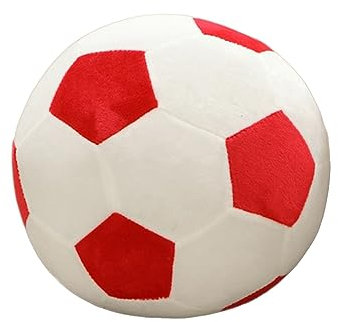 HEMOTON Fußball-Plüschkissen Cute Pillow catchring Dekokissen liegekissen rückenkissen Handgefühl auflagen liegen Cushion Spielzeug Plüschtier kugelförmig Baby einstellen Kopfkissen