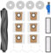 Set di Accessori per Robot Aspirapolvere Dreame L10s Ultra/L10 Ultra: 18pezzi Accessori Robot Aspirapolvere - 1*Spazzola Principale,6*Sacchetti per la Polvere,4*Panni Mop,4*Spazzole Laterali,2*Filtri