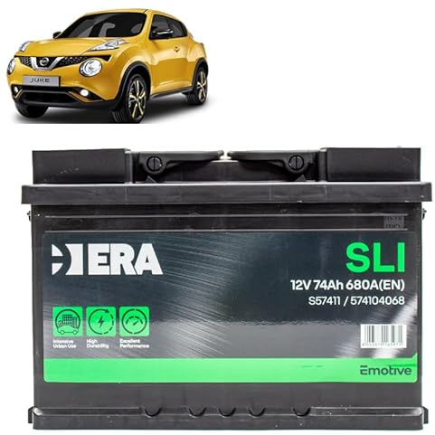 Batteria 70Ah per Nissan Juke 1.2 Dig-T benzina 2010-2015