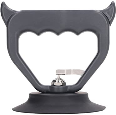 Akozon Ventosa de Reparación de Automóviles, Carcasa de ABS, Goma Negra, Potente Extractor de Abolladuras, Ventosa para Vidrio, Pequeños Accesorios Profesionales (L)