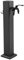 Colonne D'eau de Jardin Autoportante, Colonne de Distribution D'eau Extérieure en Acier Inoxydable, Fontaine D'irrigation avec Support de Tuyau, Robinet Antigel pour Le Lavage de L'arrière-Cour(H:80cm