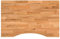 vidaXL Schreibtischplatte Hellbraun 80x60x2,5 cm Massivholz Eiche, Arbeitsplatte, Küchen Arbeitsplatte, Ersatztischplatte, Tischplatte