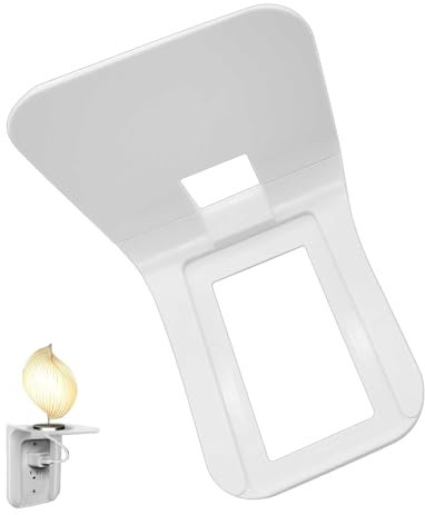 Quzente Steckdosenregal Wandhalter – Steckdosen-Wand-Organizer- – Steckdosen schwebende Regale für Zuhause, Organisationsregal für Badezimmer, Küche, Schlafzimmer