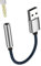 Adaptador USB a Jack 3.5mm USB-A Macho AUX Hembra Externa Sonido AUXiliar Audio Auriculares Dongle Estéreo Cable Coche Convertidor Headphones Microfono Musica Adapter PC Portátil Computer Conector