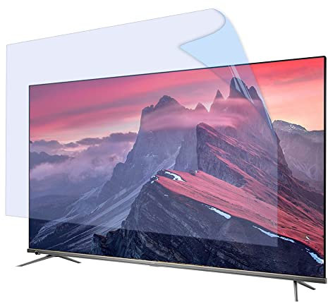 tv bildschirm schutz， Von der Anti-Glare-Folie über die Anti-Blaulicht-/Anti-Kratz-Mattfilterfolie, blockieren Sie schädliche blaue Strahlen und Ihre Augen for LCD-, LED- und OLED-HDTV(75in 1645x930mm