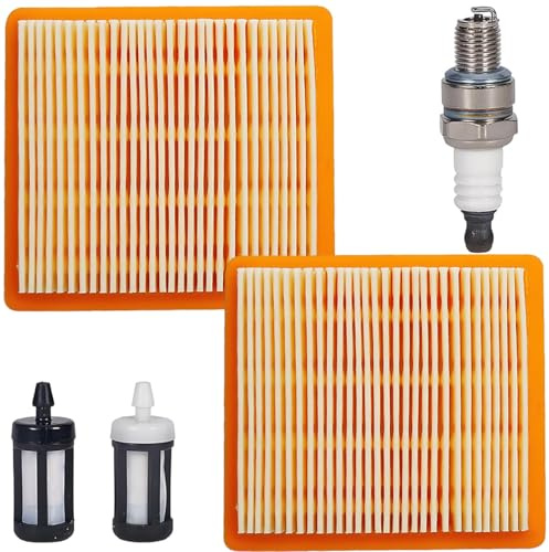 Qiuwanzia 4180 141 0300 Filtro aria per Stihl FS91 FS91R KM91R FS89 FS131 FS311 FC96 KM91R KM111R KM131 KM131R BT131 HT102 HT103 Filtro aria per decespugliatore HT132 HT133