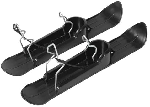Snow Skis Set, Balance Scooter Attachment, 20.87x3.94x3.54 Inches Lightweight Sledge Boards, Easy Installation, Sturdy Pliable Build for Scooters, Snowfields, Baby Strollers