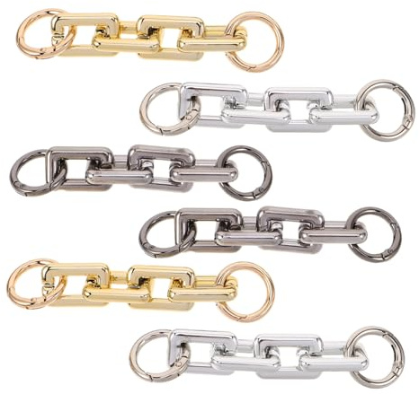 SAFIGLE 6stücke Acryl Taschenkette Verlängerungskette Für Handtaschen Ersatzkette Für Taschen Schultertaschen-verlängerungsriemen Kettenverlängerung Für Handtaschen