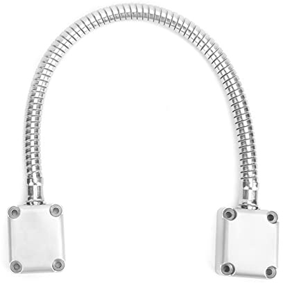 Passe-Cable Porte Blindé 51cm, Boucle de Porte en Acier INOX 8mm, Protection Anti-Effraction, Installation en Surface, Flexible et Résistant, pour Porte d'Entrée, Accès et Sécurité
