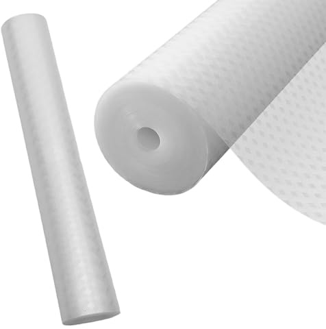 LERANXIN Schubladenmatte Küche 30 × 300 cm, Nicht Haftende Schubladeneinlage, wasserdichte Antirutschmatte Küche, Transparent Schrankfolie Zuschneidbar, für Schubladen, Schränke, Kühlschränke