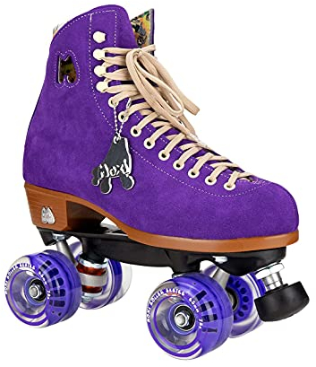 Moxi Lolly Rollschuh – modischer Damen-Quad-Rollschuh | Taffy Purple | Größe 39