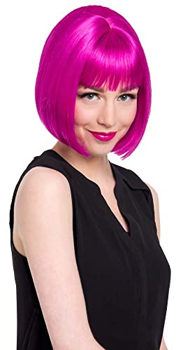 Folat - Deluxe Wig Victoria Natural Fuchsia - One Size