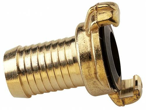 Raccordo portagomma a baionetta diam.19-20 in ottone per tubo