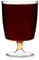 Regalzone 1420 One piece disposable plastic wine glasses (230ml ) - pack of 50